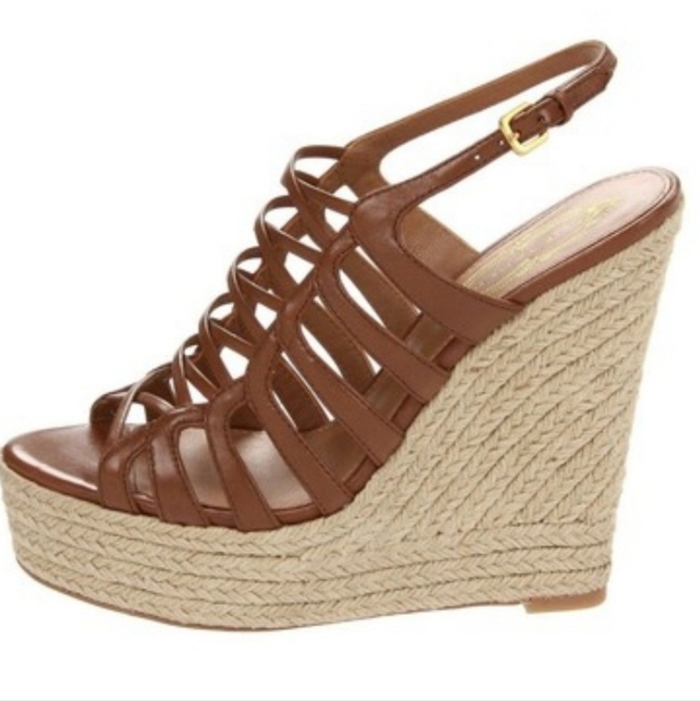 Size 8-8.5 - 🆕️ ELLIE TAHARI Wedge Platform Sandals